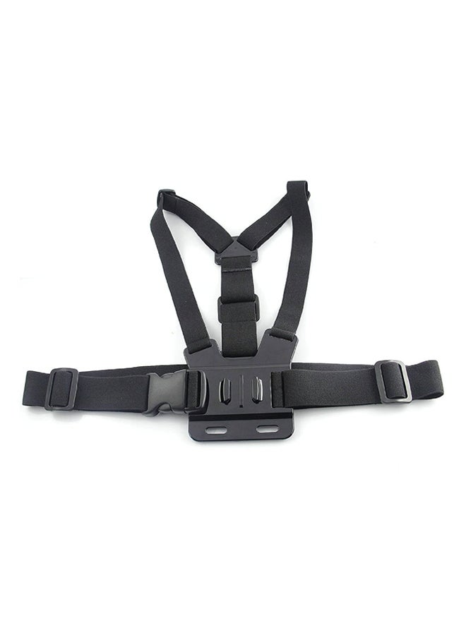 Adjustable Chest Mount Strap Black 