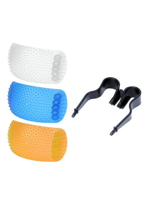 3-Piece Pop Up Flash Diffuser Multicolour