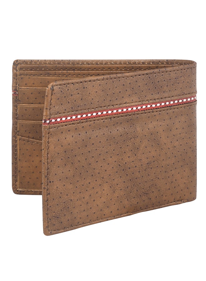 LAURELS Mayhen Bi-Fold Wallet Tan/Red  - Image 4