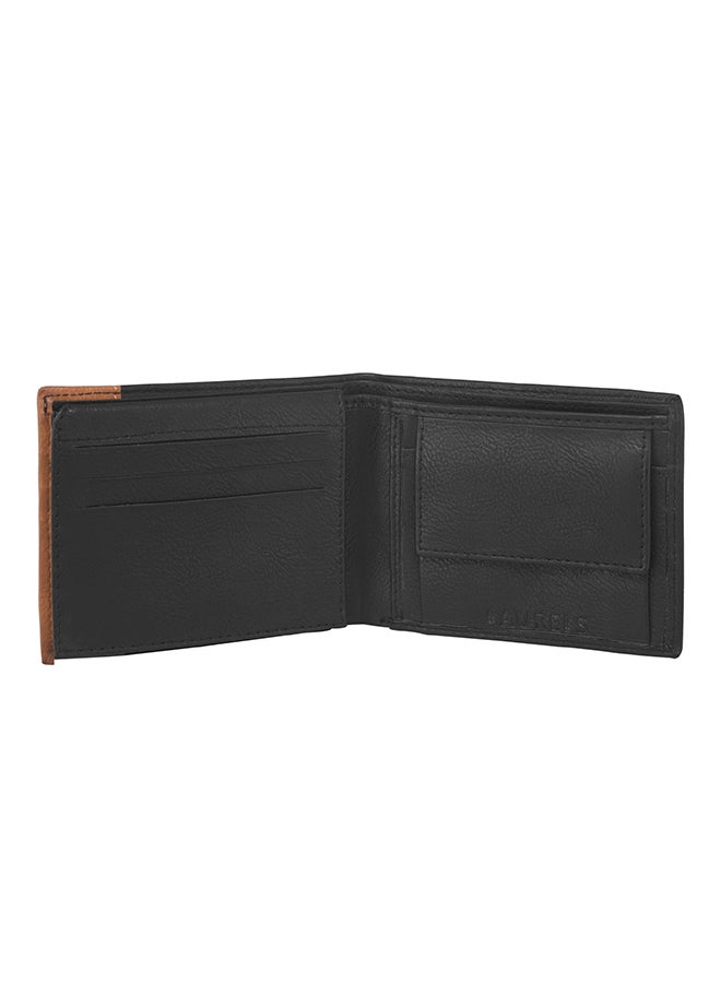 LAURELS - Tusk Bi-Fold Wallet Black/Brown - Image 1