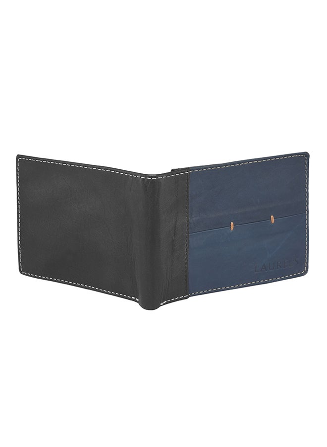 LAURELS Bloke Leather Bi-Fold Wallet Blue/Black  - Image 2