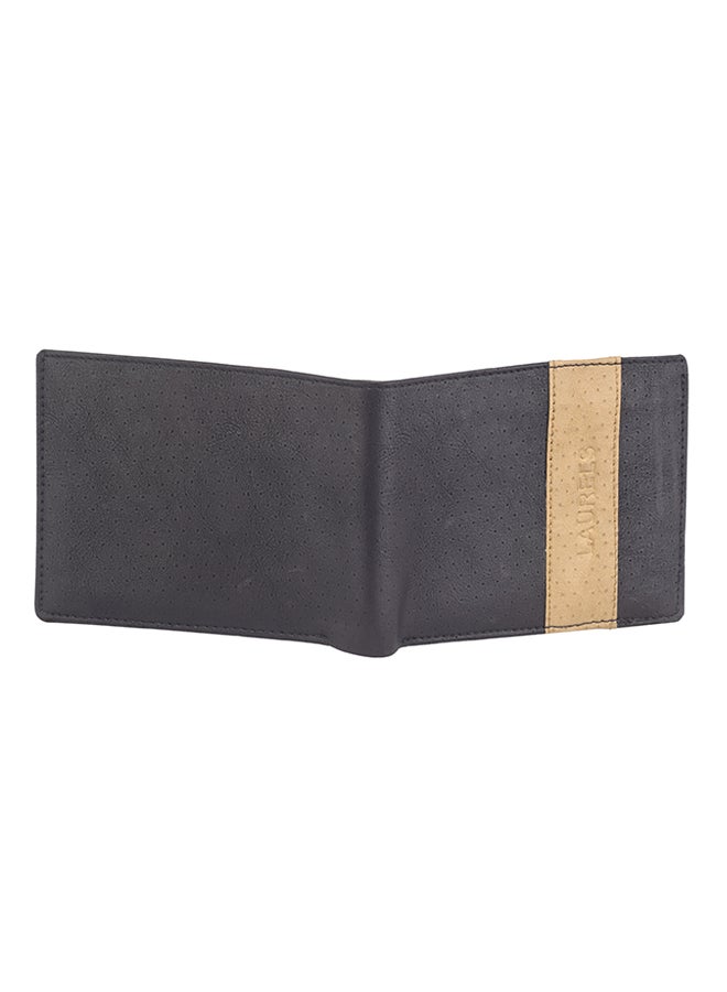 LAURELS Cobalt Bi-Fold Wallet Black/Tan  - Image 2