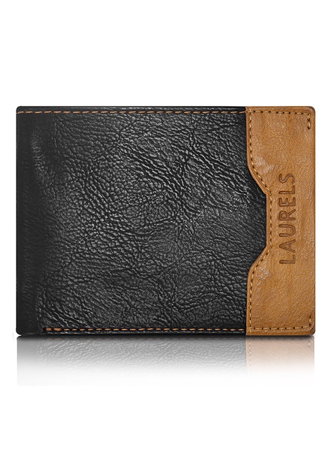 LAURELS - Tusk Bi-Fold Wallet Black/Brown - Image 1