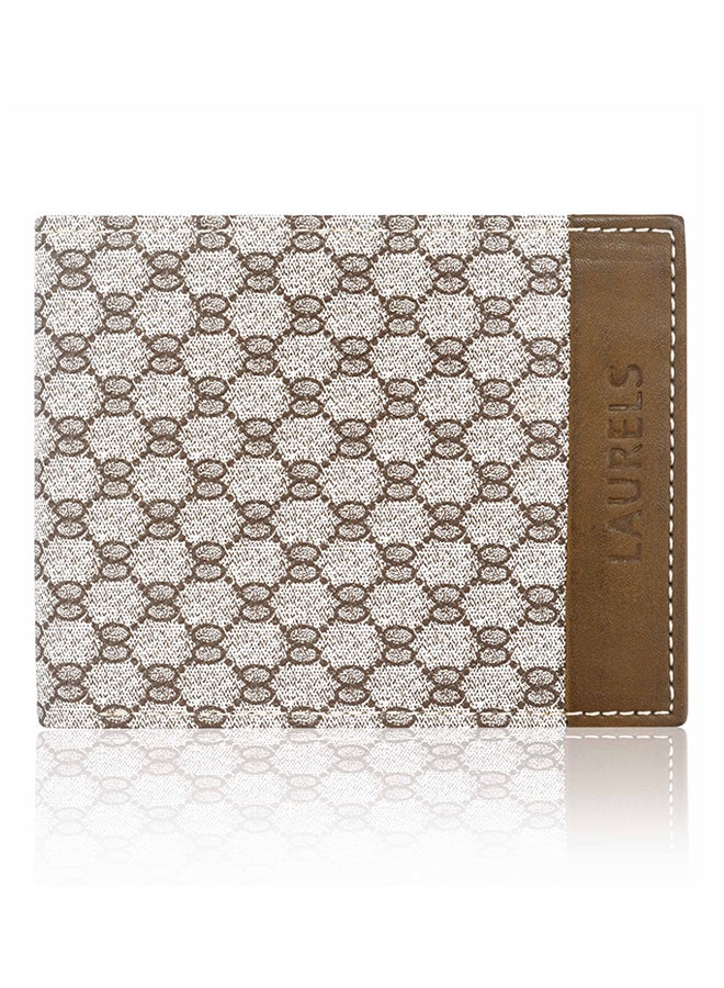 LAURELS Vogue Bi-Fold Wallet Tan/Grey  - Image 1