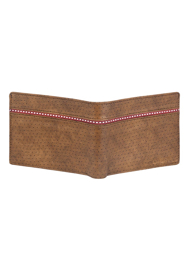LAURELS Mayhen Bi-Fold Wallet Tan/Red  - Image 2