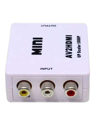 AV2HDMI Composite CVBS Adaptor Converter White - v1514979566/N13068300A_1