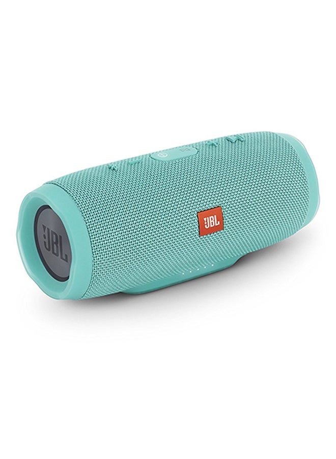 JBL - Charge 3 Waterproof Bluetooth Speaker Turquoise - Image 1