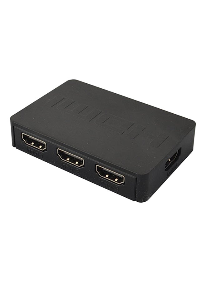 3x1 Switch HDMI Splitter Black  - Image 3