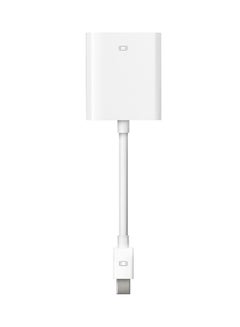 Mini Display Port To VGA Cable Adapter For Apple MacBook Pro White