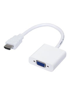 HDMI To VGA Adapter White
