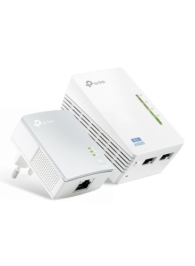 TP-LINK Wi-Fi Powerline Extender Starter Kit - Powerline Ethernet Adapter, 6.5 Ft. (2 M) Ethernet Cable (Rj45), Resource Cd, Quick Installation Guide White - Image 2