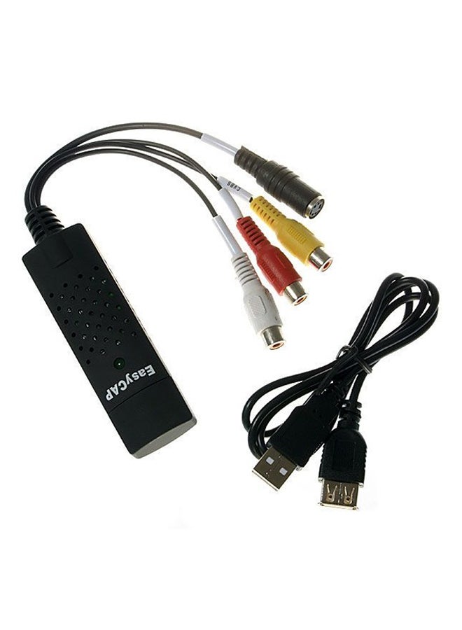Easycap USB 2.0 Audio And Video Capture Adapter Black