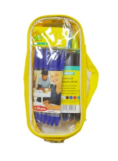Softgrip Highlighter With Permanent Marker And Ball Pen Multicolour