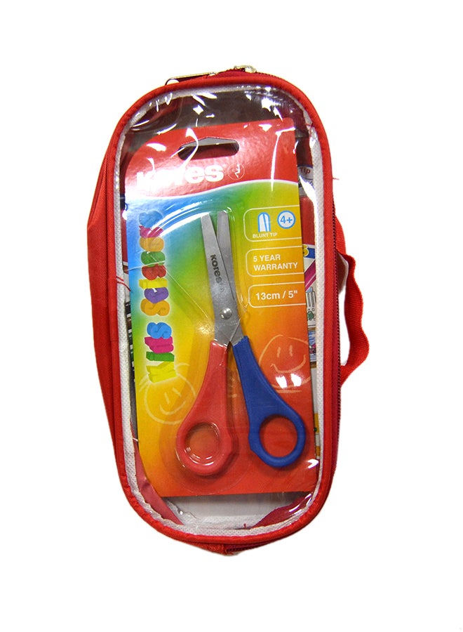 Kores Korello Fetltip Pen With Soft Grip Scissor Multicolour - Image 1