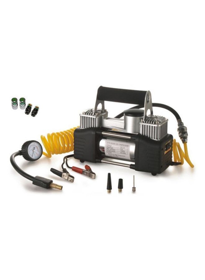 Car Air Compressor With 2 Cylinder
