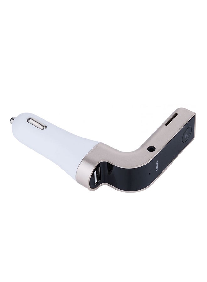 كار جي 7 عدة مشغّل ومحوّل إف إم لاسلكي للسيارة أبيض/أسود/بيج - Image 2