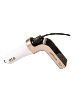 Generic Bluetooth Car MP3 Player and Charger Black/Gold  - Image 2