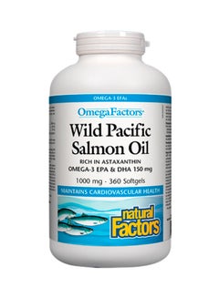 natural Factors Wild Pacific Salmon Oil 90 Softgels 