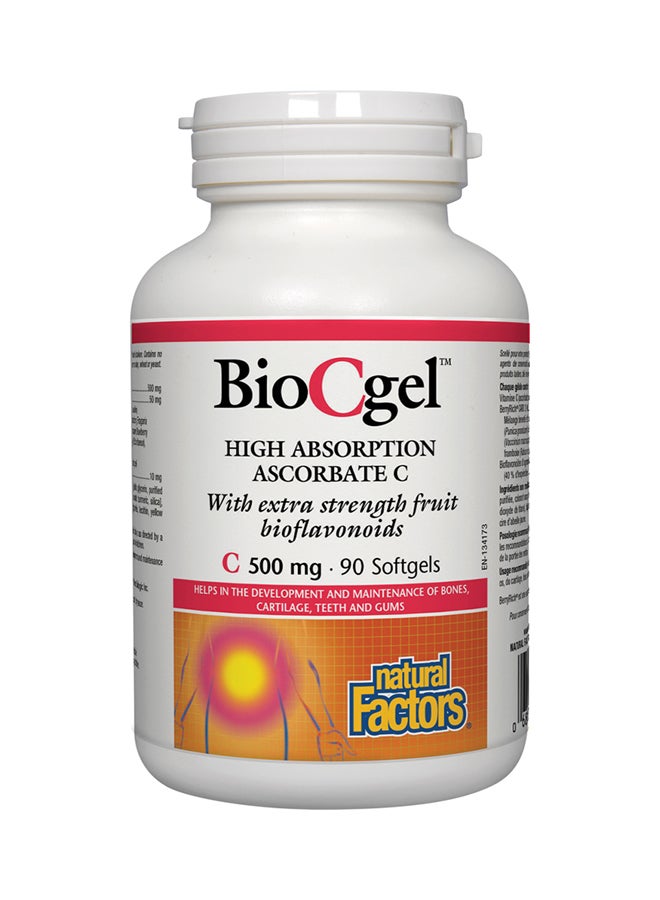 Biocgel High Absorption Ascorbate C 90 Softgels