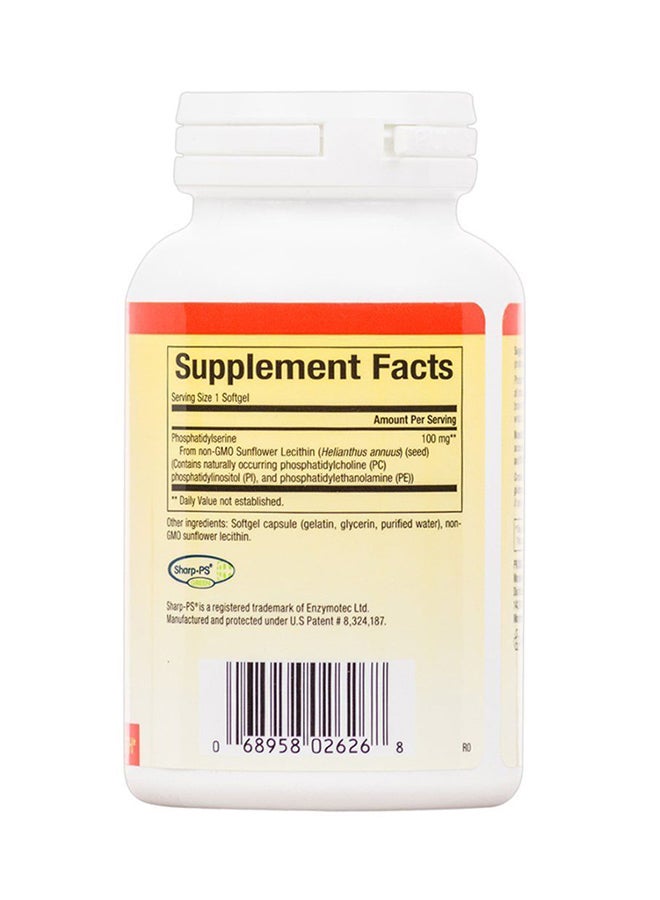 natural Factors PS Phosphatidylserine 120 Softgels - Image 2