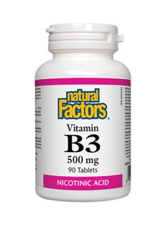 natural Factors Vitamin B3 90 Tablets 