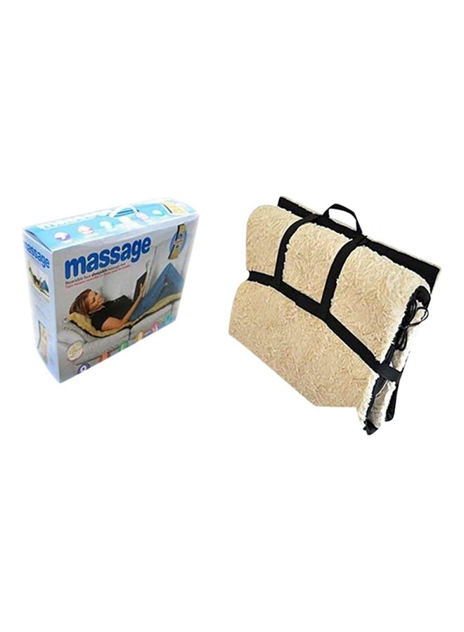 فراش محمول ووسادة للتدليك