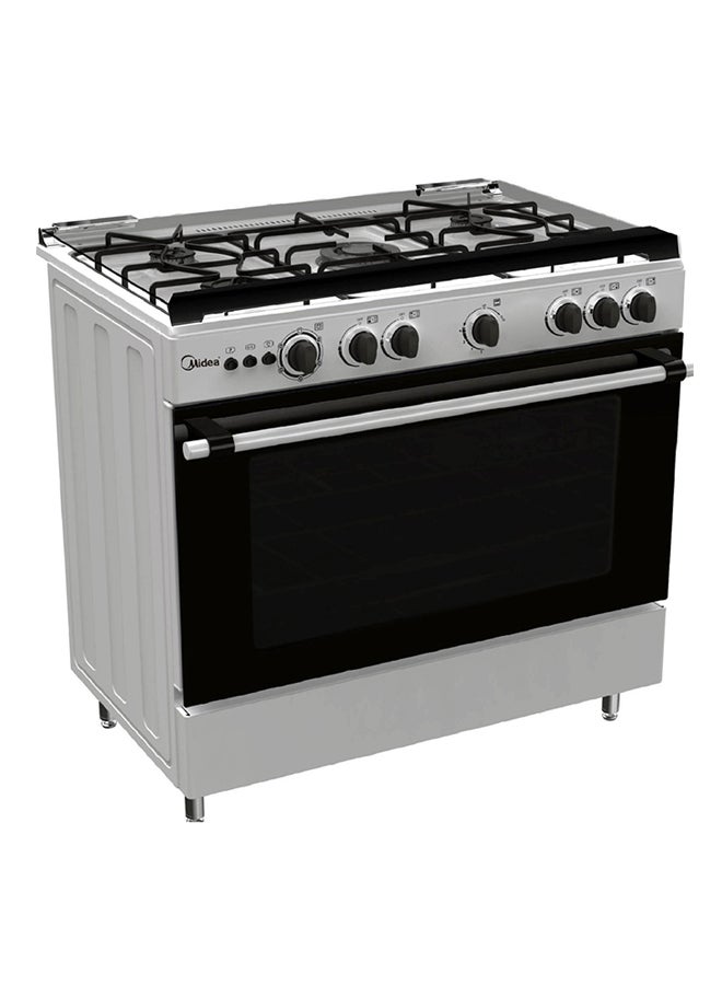 موقد غاز بخمس عيون مزود بفرن LME95030FFD فضي - v1515051584/N12926835A_1