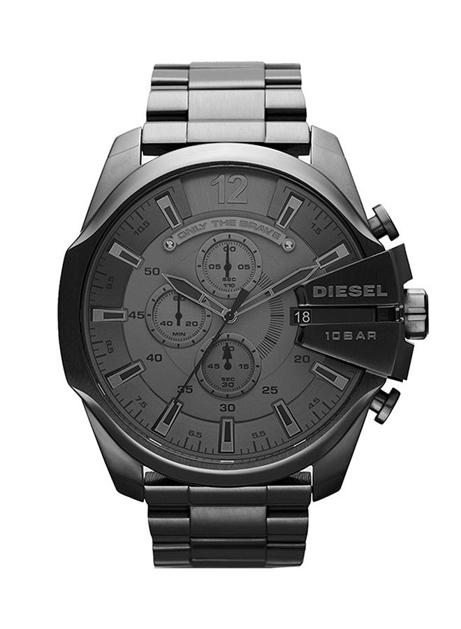 DIESEL Men's Round Shape Stainless Steel Chronograph Wrist Watch 49 mm - Black - DZ4282 - Image 1