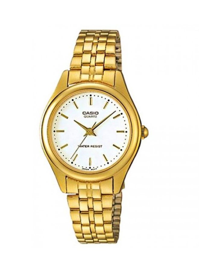 CASIO Women's Stainless Steel Quartz Analog Watch LTP-1129N-7ARDF - 26 mm - Gold  - Image 1