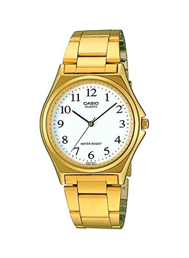 CASIO - Women's Water Resistant Analog Watch Ltp-1130N-7BRDF - 36 mm - Gold - Image 1
