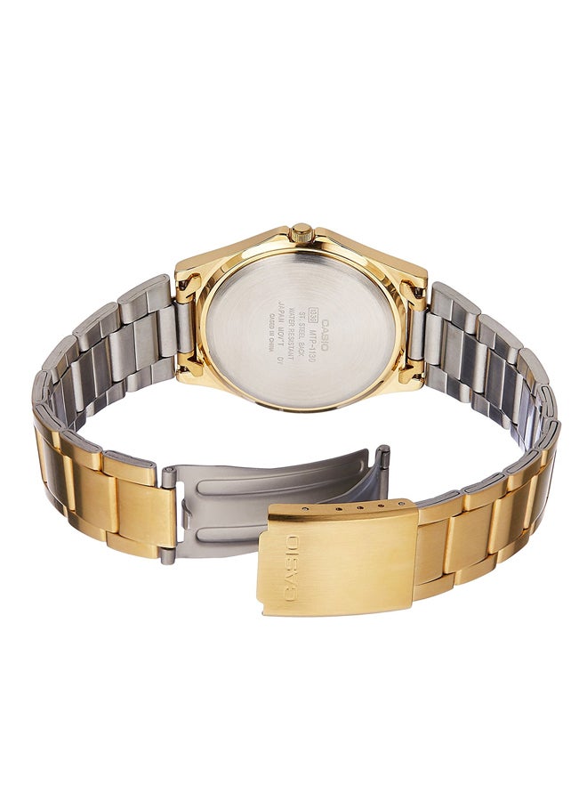 CASIO - Women's Water Resistant Analog Watch Ltp-1130N-7BRDF - 36 mm - Gold - Image 1