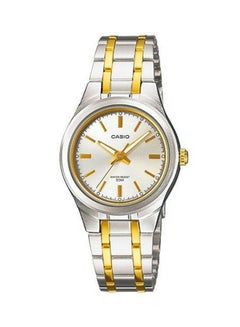Women's Stainless Steel Digital Quartz Watch LTP-1308SG-7AVDF - 31 mm - Silver/Gold