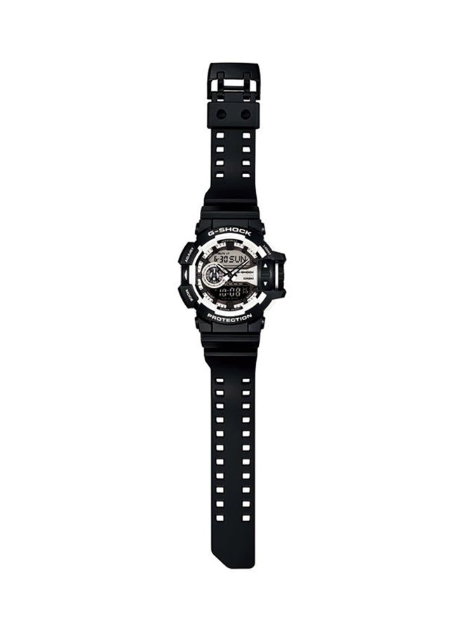 كاسيو ساعة بعقارب ورقمية مقاومة للماء طراز GA 400 - 1A للرجال - Image 2