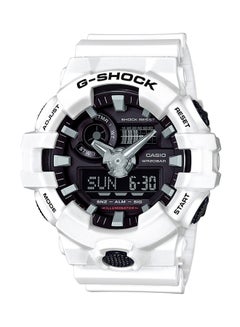 Men's Water Resistant Analog-Digital Watch GA 700 - 7ADR - 58 mm - White