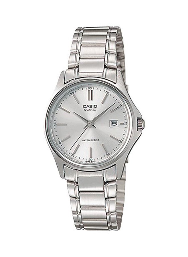 CASIO Men's Water Resistant Analog Watch LTP 1183A - 7A - 29 mm - Silver - Image 1