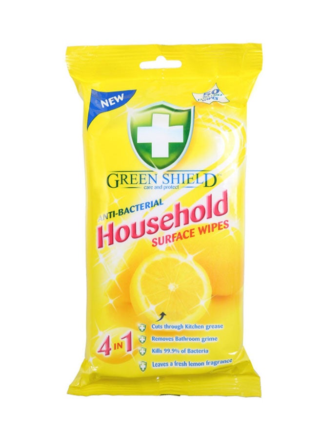 Anti-Bacterial Wipe Yellow
