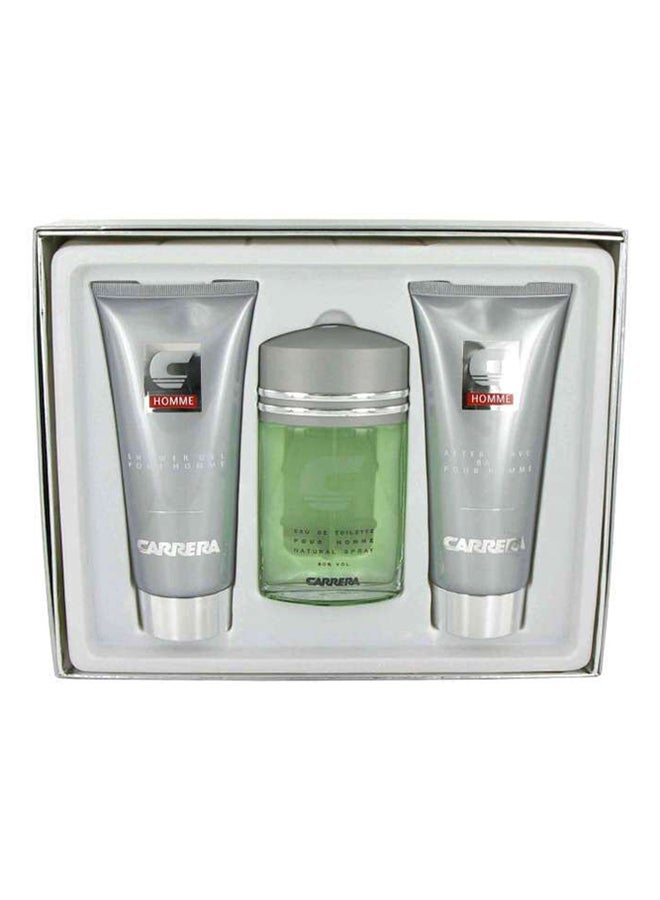 طقم هدايا ماء تواليت من 3 قطع EDT - 100ml, After Shave - 150ml, Shower Gel - 150ml