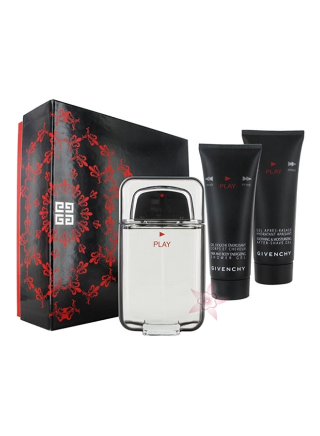 GIVENCHY - Play EDT Gift Set EDT 100ml, Shower Gel 75ml and After Shave Gel 75mlml - Image 1