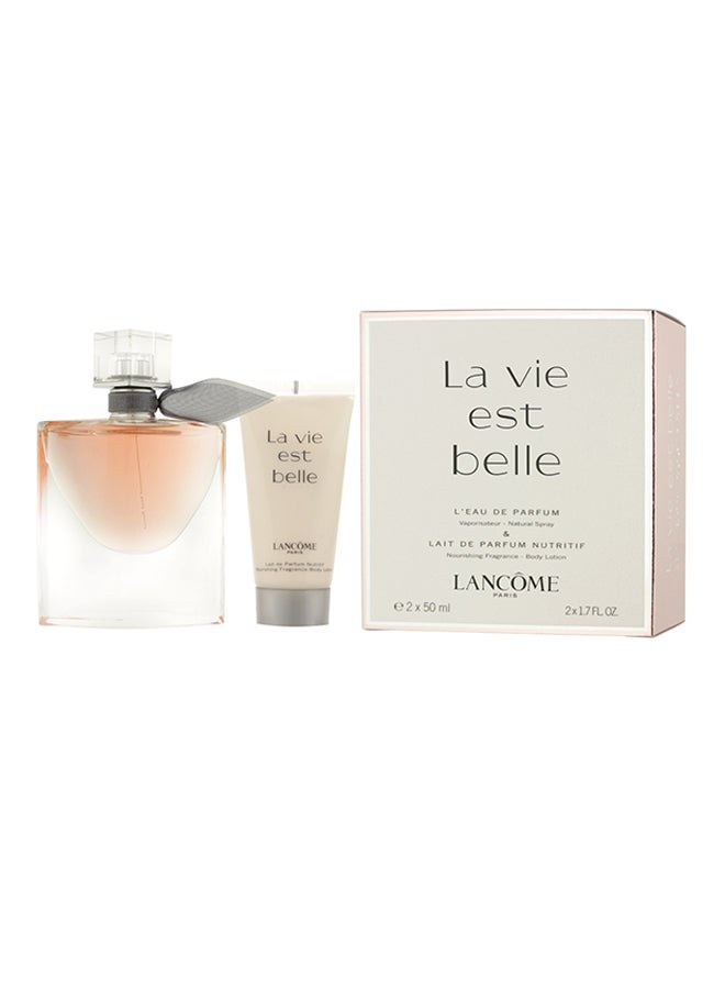 LANCOME La Vie Belle Gift Set 50 ml Body Lotion, 50 ml EDPml 