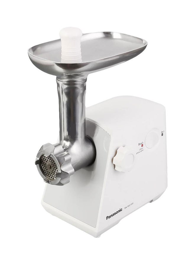 باناسونيك مفرمة اللحم بقدرة 1300 وات 1300.0 W MK-MG1300WTB فضي/أبيض