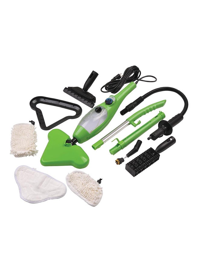 Generic - 12-Piece X5 Steam Sweeper Kit Green/Black/White - Image 1