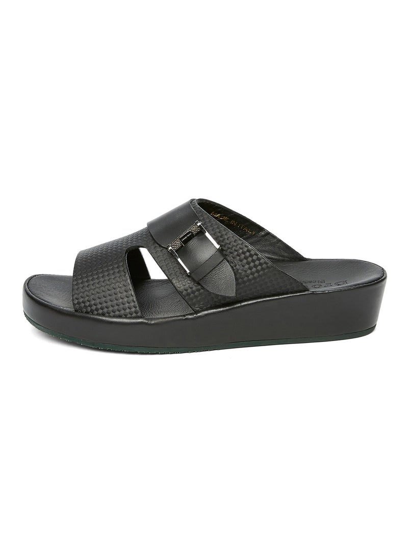 Brotini Side buckle footbed sandal Carbon  - Image 1