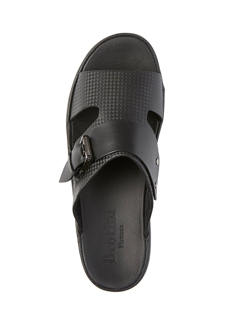 Brotini Side buckle footbed sandal Carbon  - Image 2