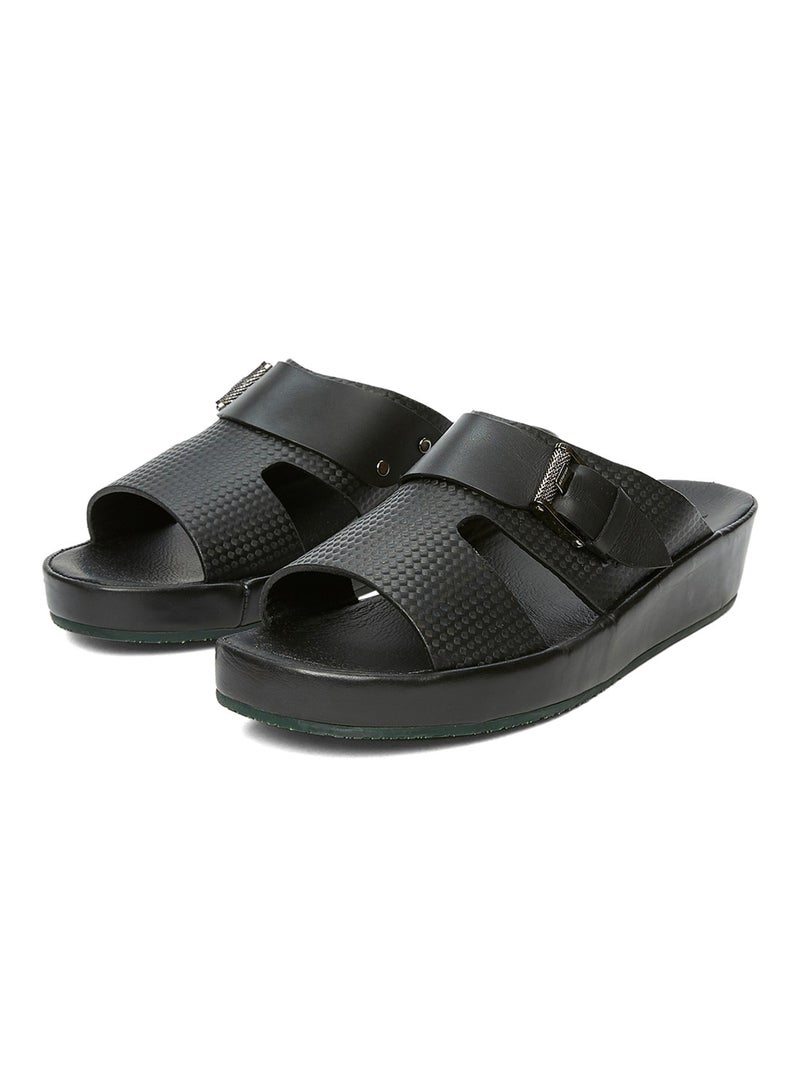 Brotini Side buckle footbed sandal Carbon  - Image 3