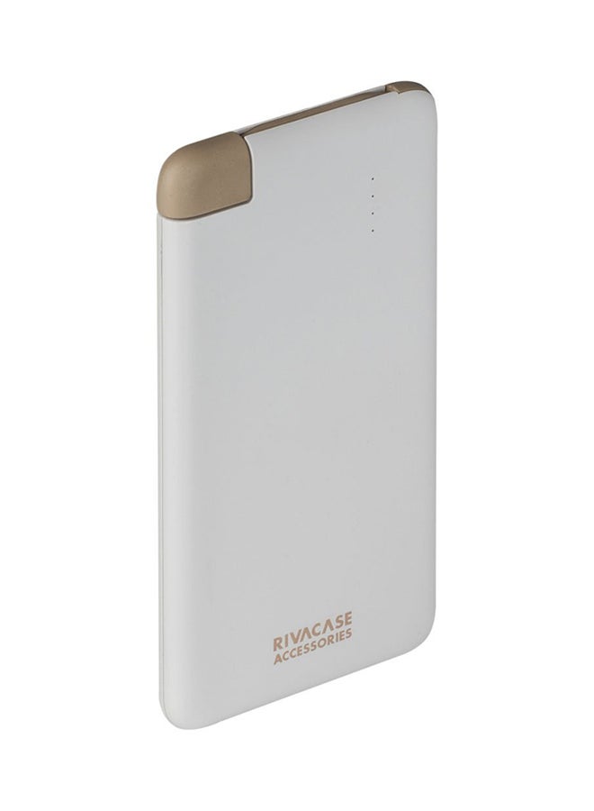 Riva - 4000.0 mAh Power Bank White/Brown - Image 1