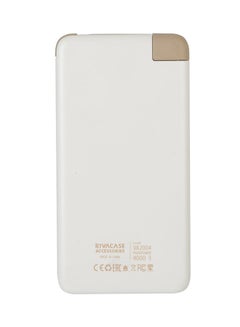 4000.0 mAh Power Bank White/Brown