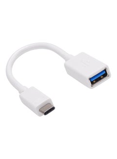 USB-C To USB 3.0 Converter White