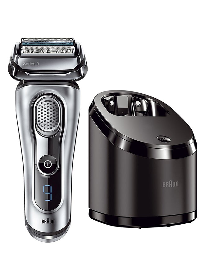 براون ماكينة الحلاقة الكهربائية سيريز 9 التي توجد عليها طبقة رقيقة من القصدير فضي - Image 1