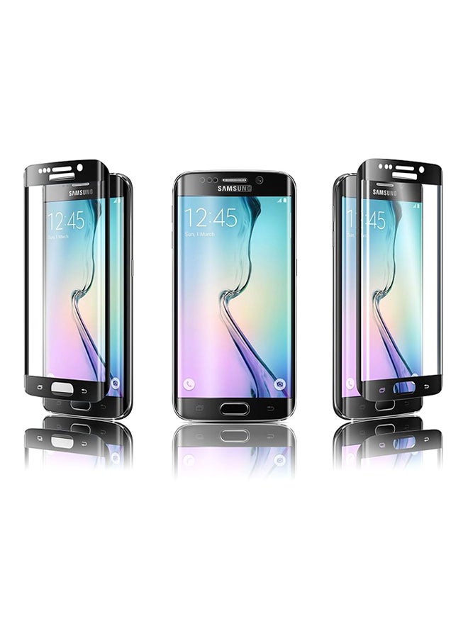 لاصقة حماية الشاشة ثلاثية الأبعاد مقوسة لهاتف سامسونج جالاكسي نوت 7 أسود - Image 2