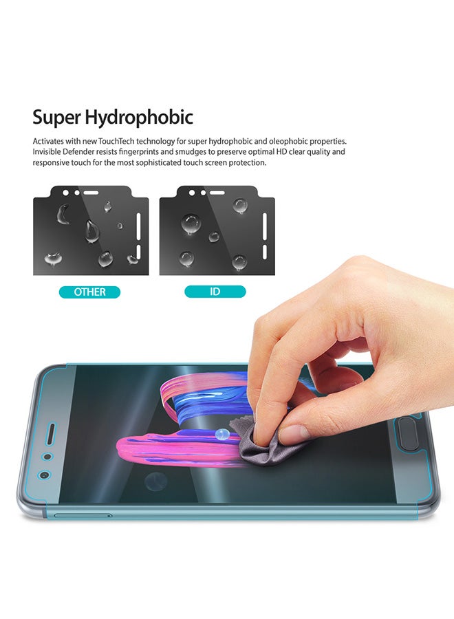 Ringke Invisible Defender Full Coverage HD Clarity Screen Guard For Huawei Honor 9 Clear - Image 2